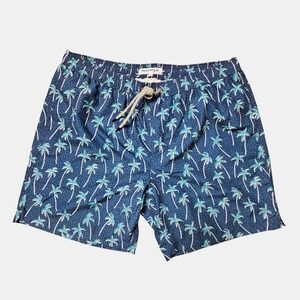 Maamgic Mens BeachBliss Coconut Tree Swim Trunks 2XL Quick-Dry‎ Mesh Lined NWT